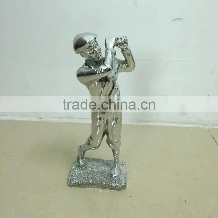 Polyresin sport man statue