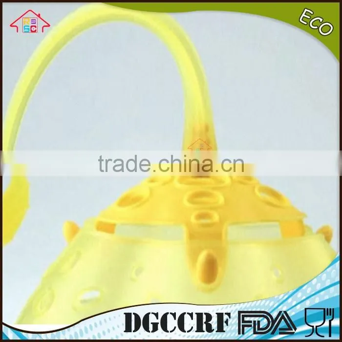 NBRSC Shipment In Time Food Pod Egg & Veggies Boiling Stainer Silicone Basket Strainer