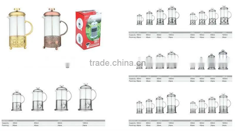 coffee maker sets vintage glass with handle