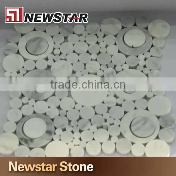 Newstar penny rounds natural stone mosaic