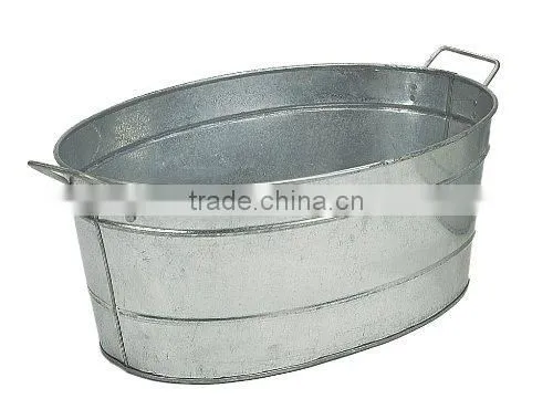 Christmas promotion large metal bucket