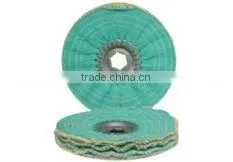 non woven bias cloth buff polishing wheel with good performance