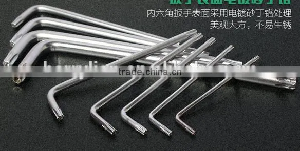 Berrylion Star Hex Key Set Middle Long CR-V 9pcs Star Hex Key