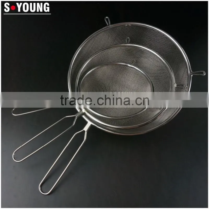43016 Set of 3 Fine Mesh Stainless Steel Strainers
