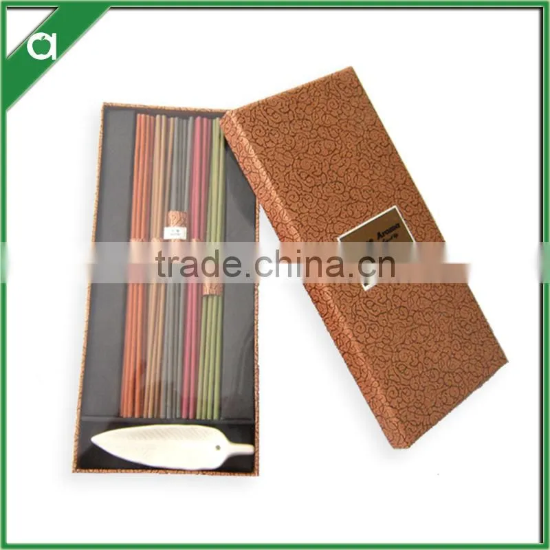 wholesale colorful incense cone with ceramic holder