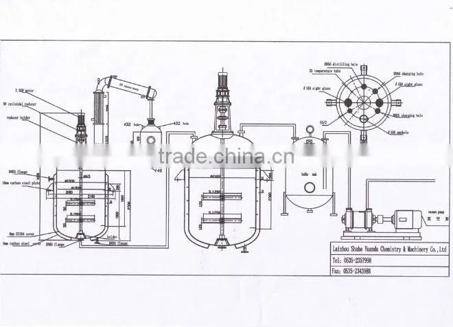 Unsaturated Polyester Resin Equipment/equipment for production resin