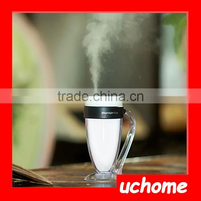 UCHOME 2017 Newest Design USB Moonlight Cup Humidifier With Coloful Led Light