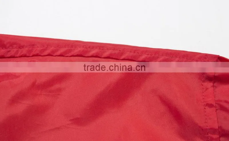 Factory Red Hoody Windproof Lady Coat rain coat