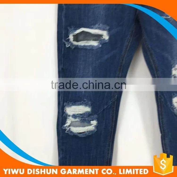 Women wholesale latest design ripped jeans