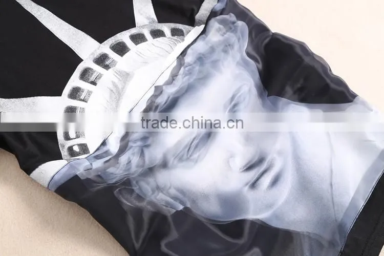 New Design Cotton T Shirt Men Offset 3D Printing O-neck Special Cool