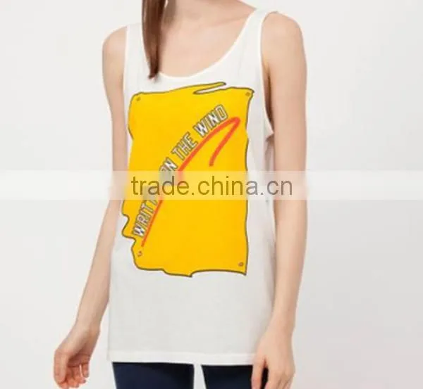 Wholesale custom ladies fitness casual tank tops