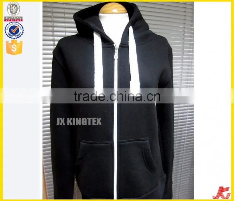 Contrast wholesale color OEM/ODM service men's pink zipper-up hoodies with your own logo