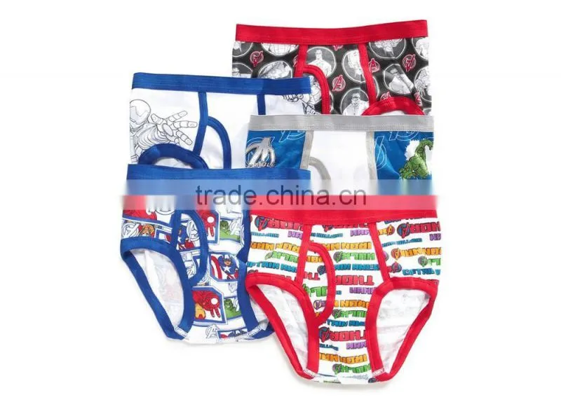 2017 wholesale OEM Children Underpants fashion Little Boys' 100% Cotton Briefs Cool Kids underwear Boxer Briefs