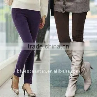 100%cotton stretch corduroy pants/leggings fabric 16*20+70D/44*134