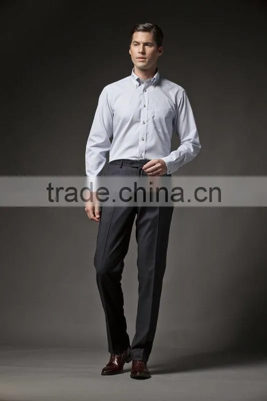2015 New Fashion Men's Business Shirt 100% cotton,Ex-factory price