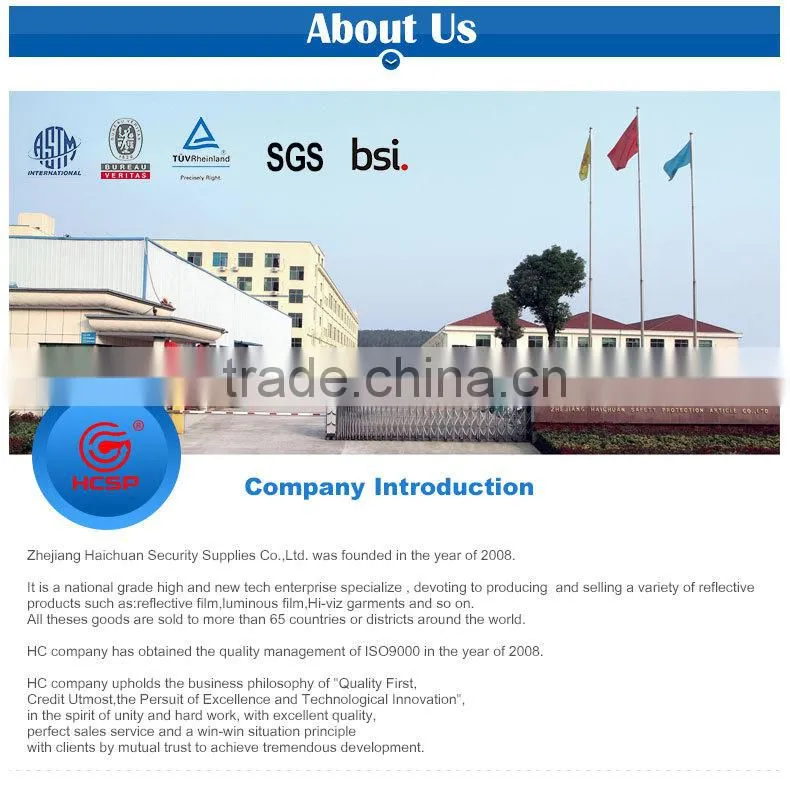 Reflective Polyester Fabric Strips And Piping