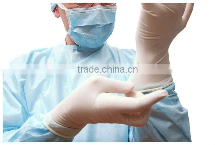 Good quality Malasyia medical latex examination gloves supply