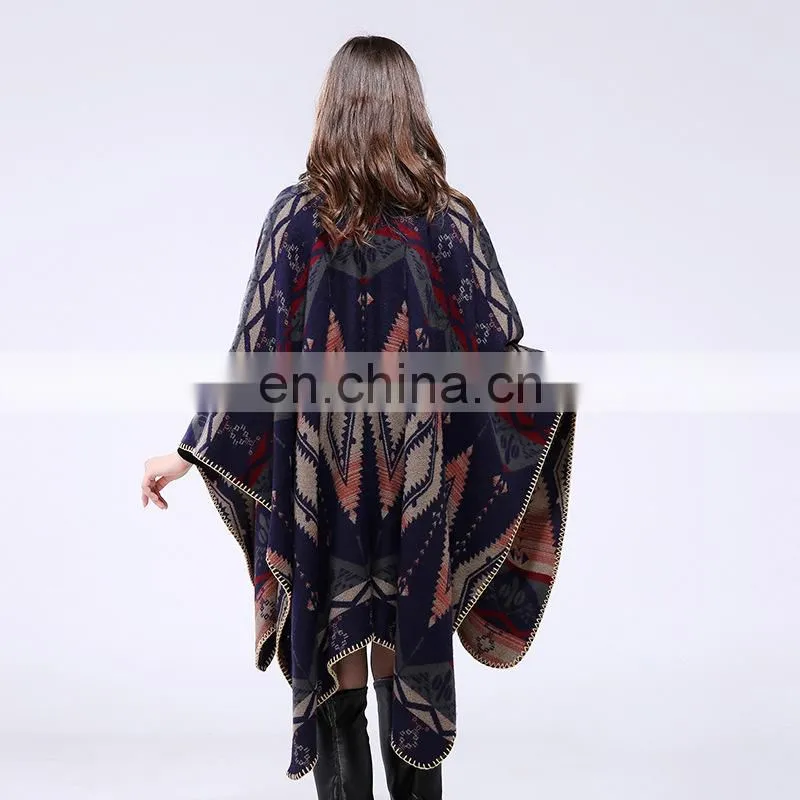 Europe And The United States Thickening Cashmere Scarf Shawl