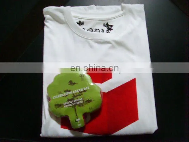2014 Cotton printed compressed plain t-shirts for gift