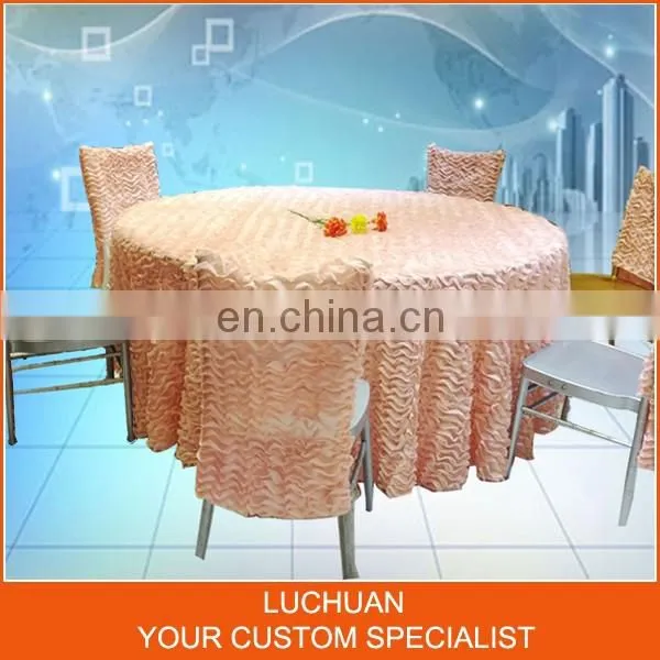 New Design Wholesale Rosette Party Tablecloth