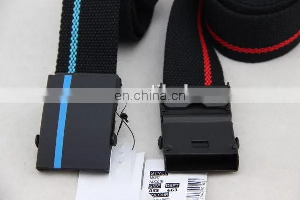 Canvas Belt With Full Printing Belt Buckle Set Screws