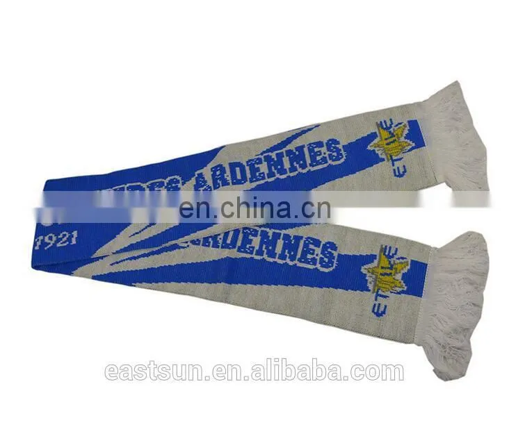High quality customized sports promotional polyester fan scarf