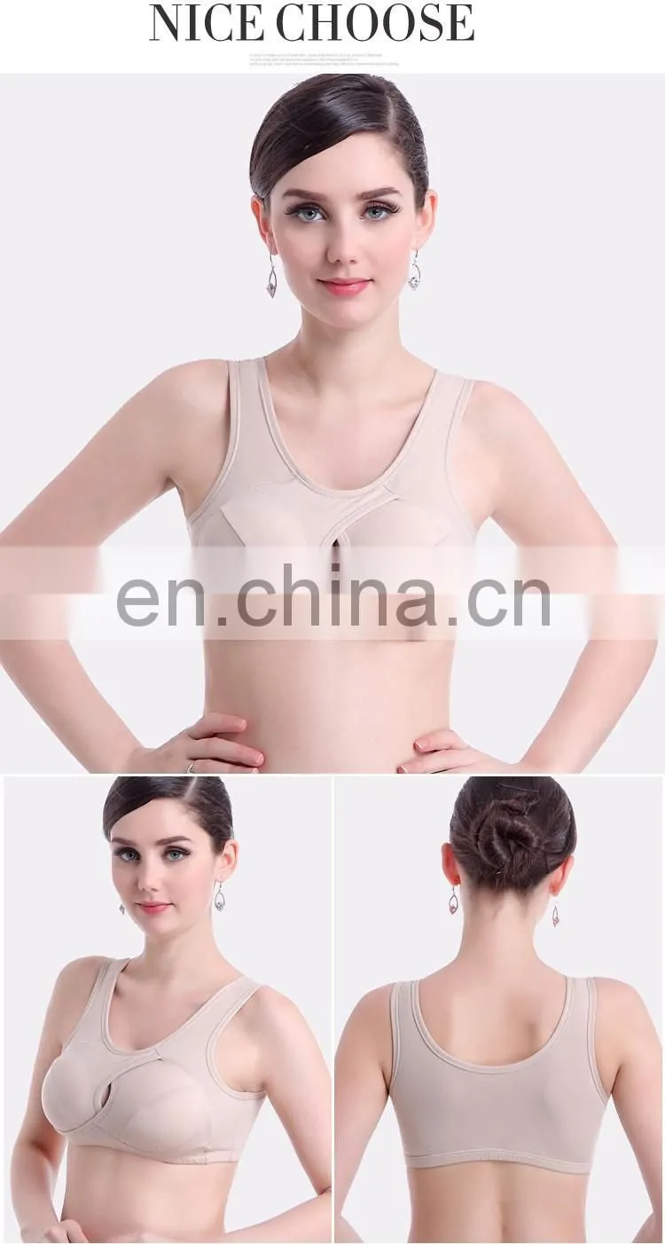 2016 Wholesale 100% cotton fitness gym wear sports bra#WX0029