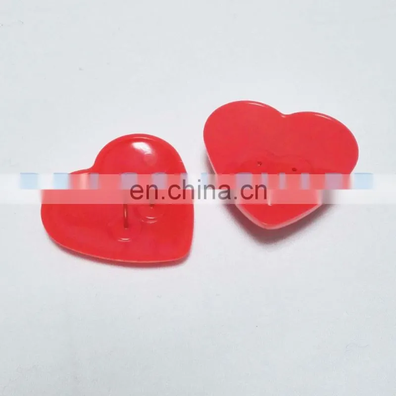 EAS Deactivate Supermarket retail security tag with red heart pattern (CE/ISO)