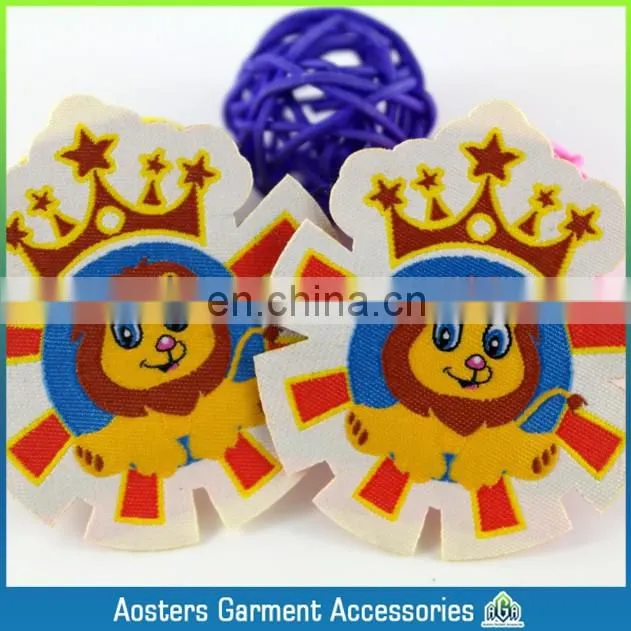 private custom label clothing woven badges