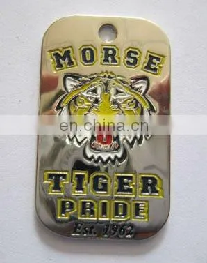 Promotional cheap metal blank dog tag of China manufacturer