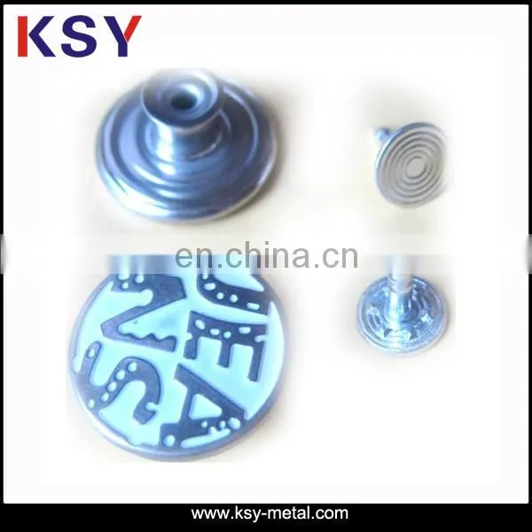 Fancy die casting metal buttons for coats