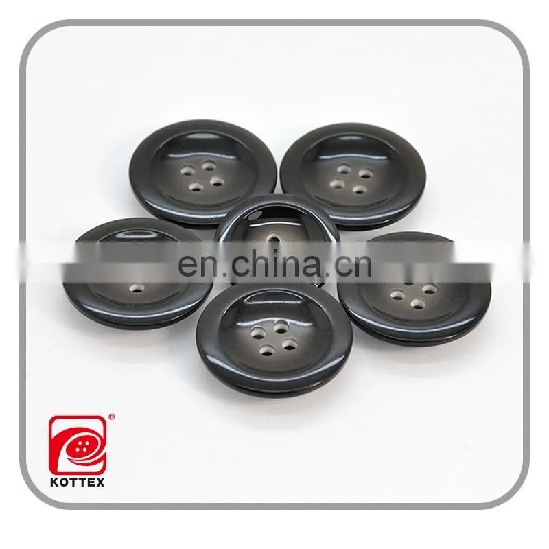 Plane convex double color, all-match, trend, hat type resin 4 hole buckle