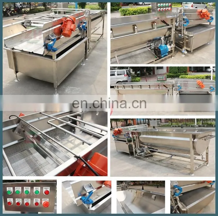 commercial vortex type automatic tomato pepper vegetable washing machine seaweed crawfish cleaning machine