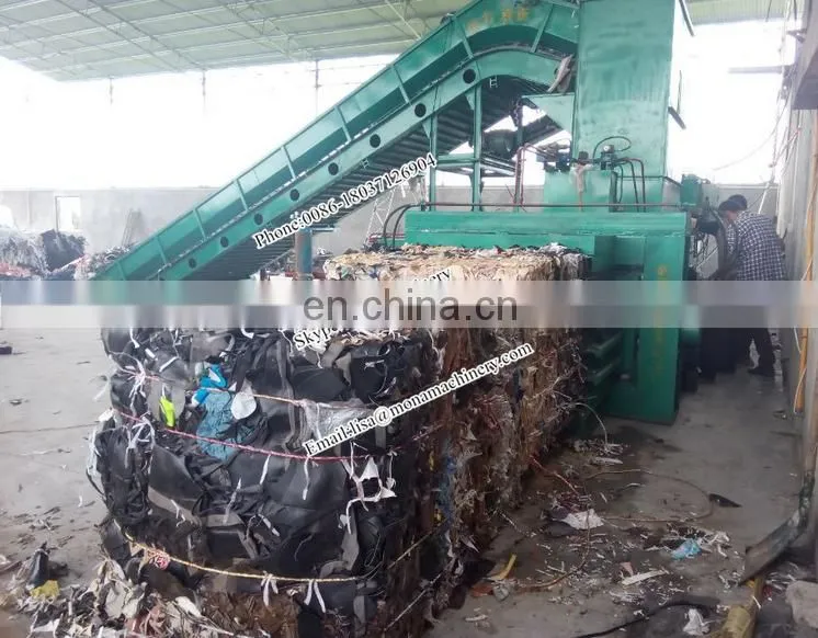 Automatic Hydraulic press packing /PET bottle baling machine / cotton baler machine
