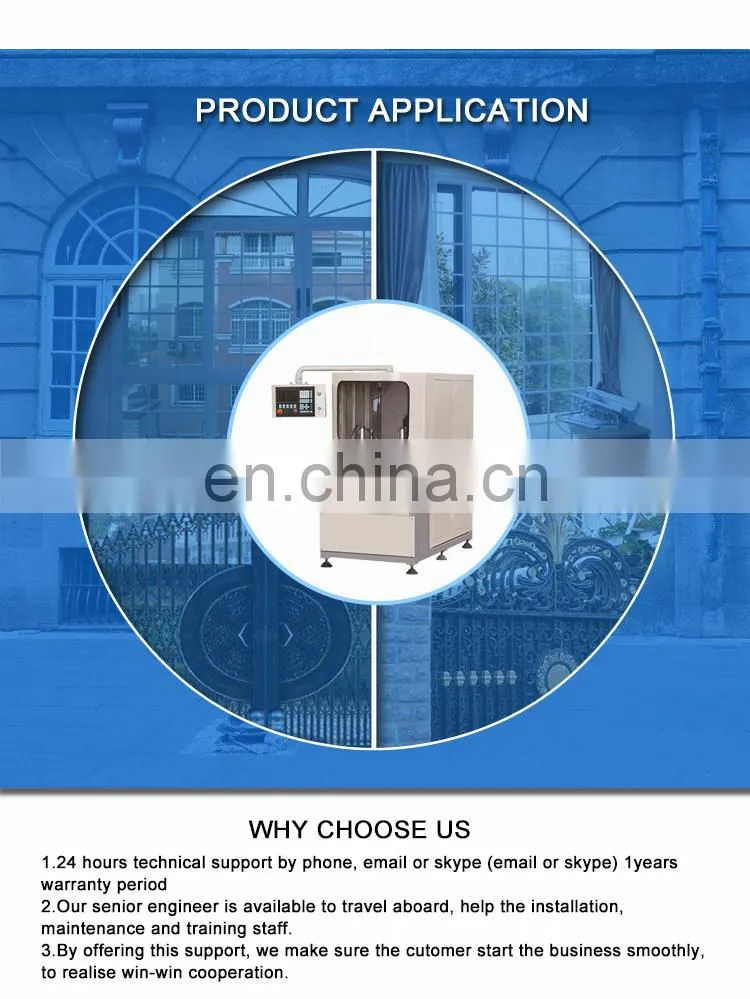 Single head upvc window welding milling machine