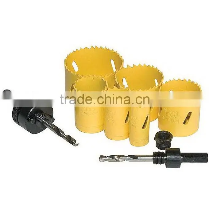 Alloy Steel Body, M3 or M42, 8% Cobalt Teeth Bi Metal Hole Saw, Metal cutting hole saw