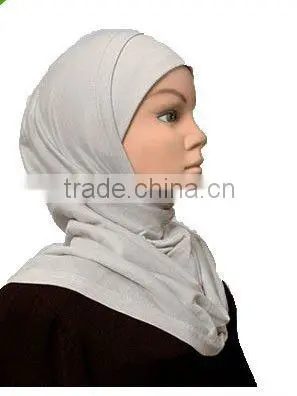 A446 Clearance Maroon SOLID COLOR TWO PIECES COTTON ISLAM HEADWEAR,MUSLIM HIJAB