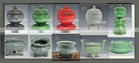 Chinese Ceramic Red Incensory