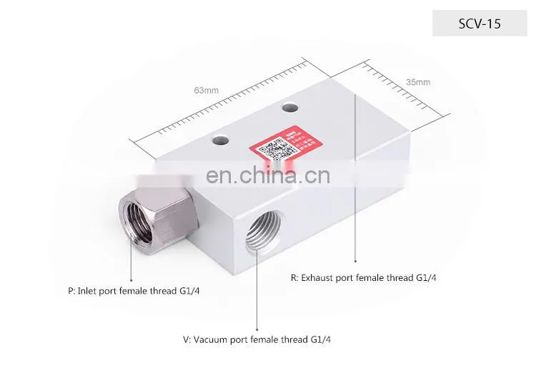 SNS SCV Series Electronic components pneumatic vacuum ejector generator