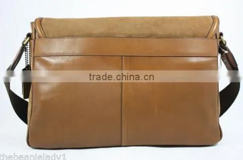 high quality leather messenger computer bags