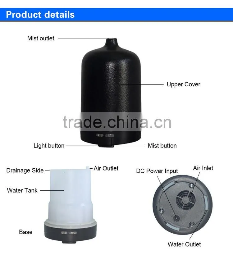 Special Design Mini Ceramic Ultrasonic Aroma Diffuser Humidifier Wholesale