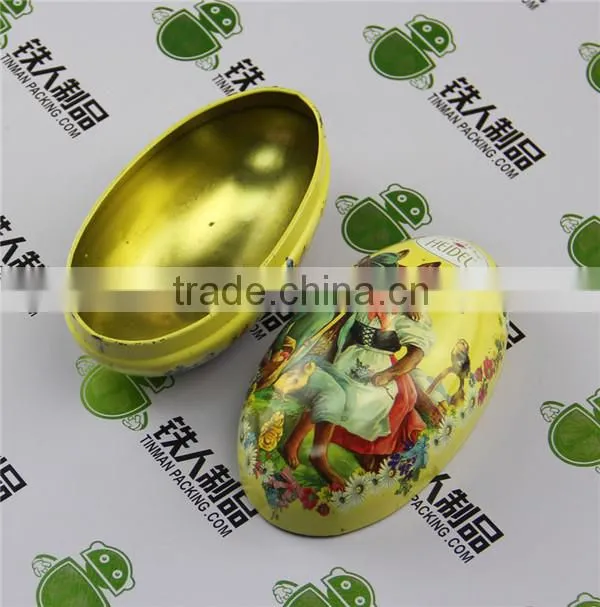 Easter gift tin box