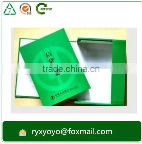new design printed paper document filing box for office stationary