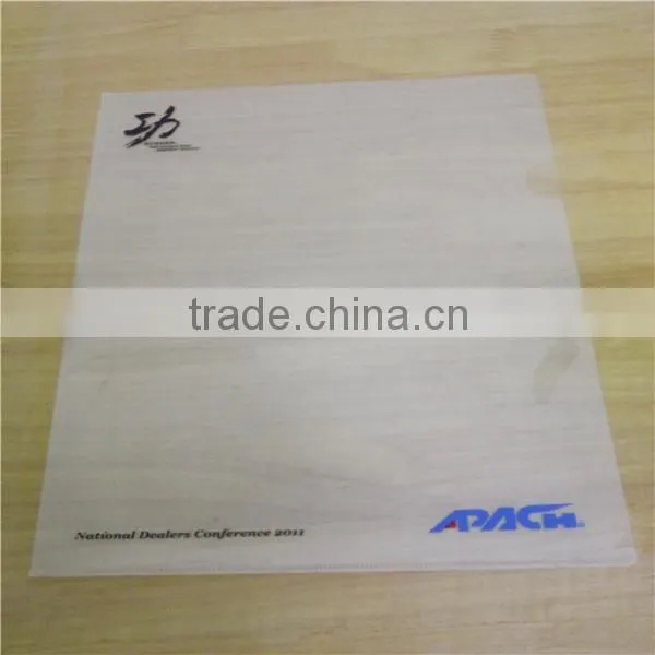 clear file folder (office stationery or meeting document case)