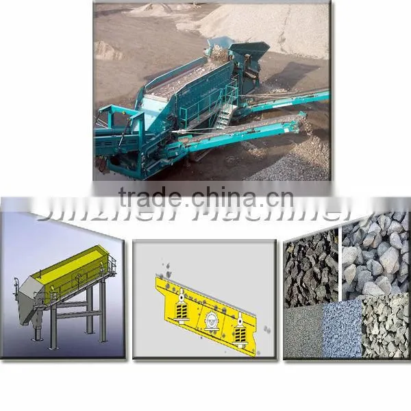 All Steel Construct Long Sieving Lifetime Circular Vibrating Sieve For Stone