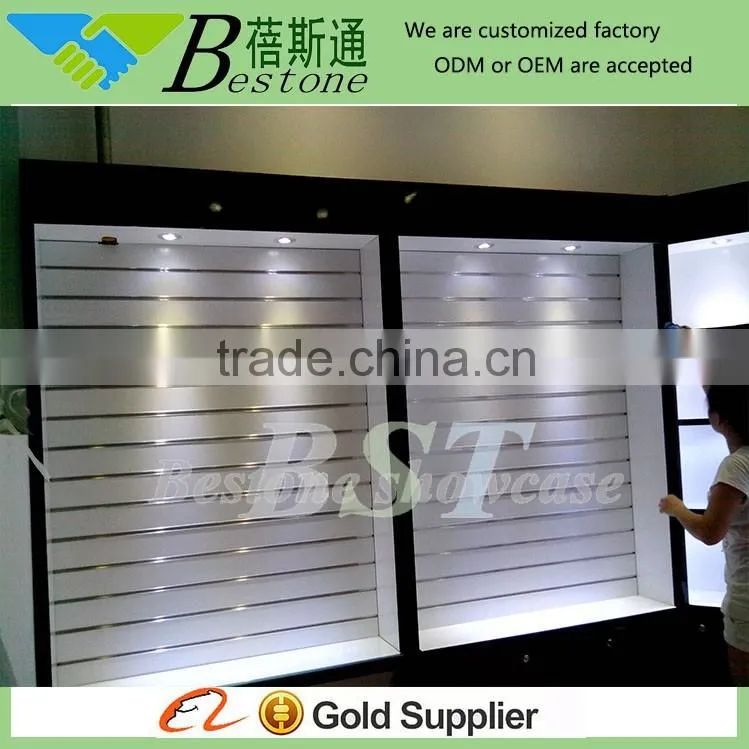 Wholesale fashion retail concession stand with slatwall for gift shop
