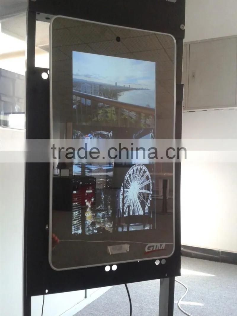 12.1 inch Hotel bathroom LCD Screen magic mirror advertising display