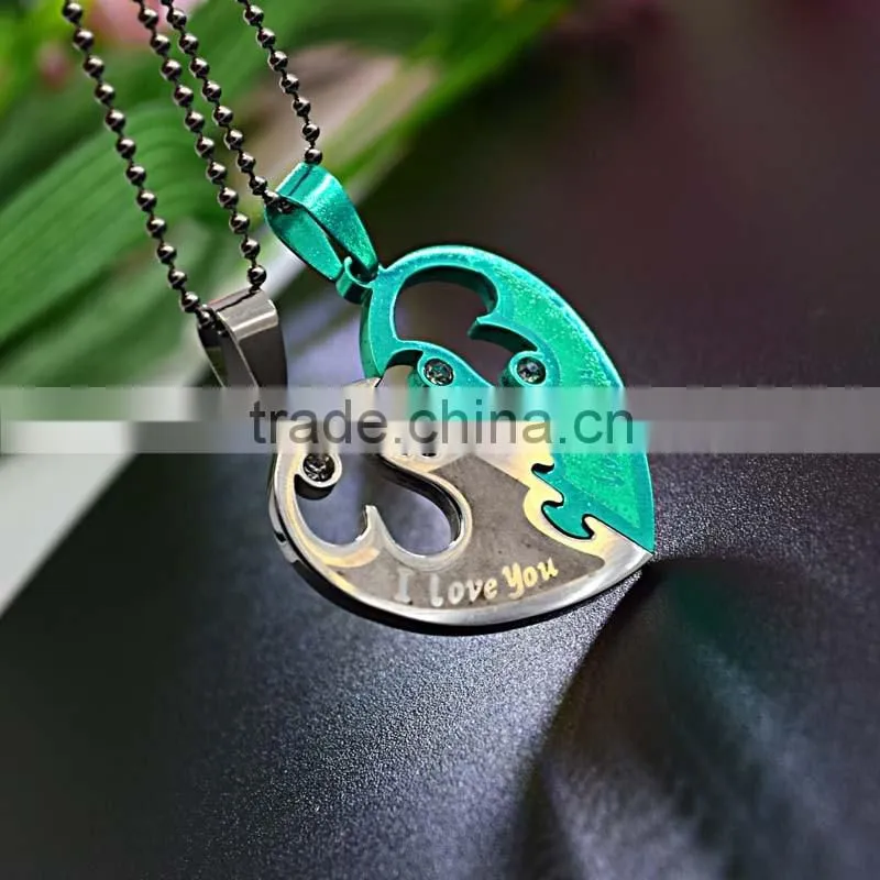 Wholesale Alibaba Charms Broken Heart Pendant Baby Accessories