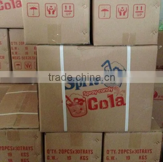 cola and sprite spray candy