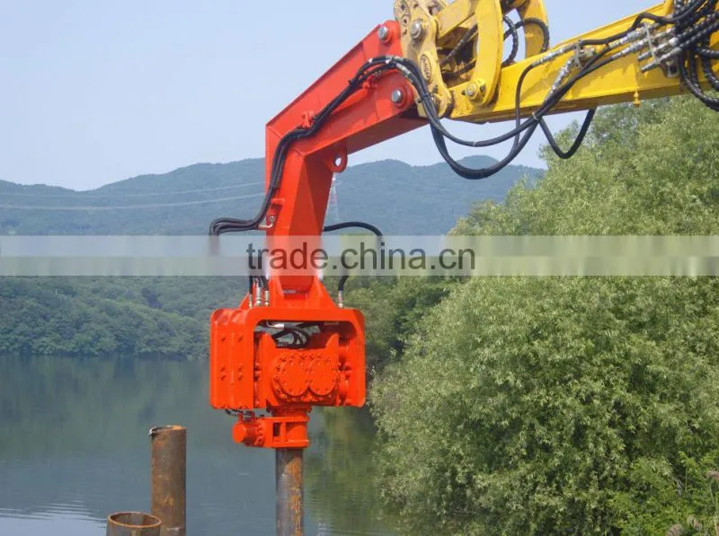 Hydraulic vibro hammer fits to 20~30 ton excavator whit good price